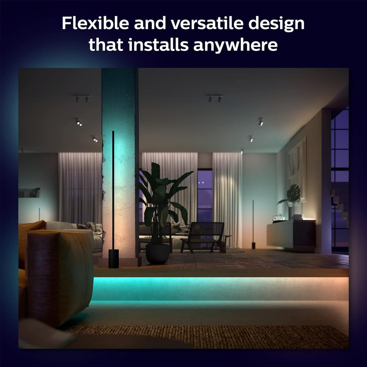 Philips Hue Gradient Ambiance Light Strip Base Kit — 6 ft Bluetooth