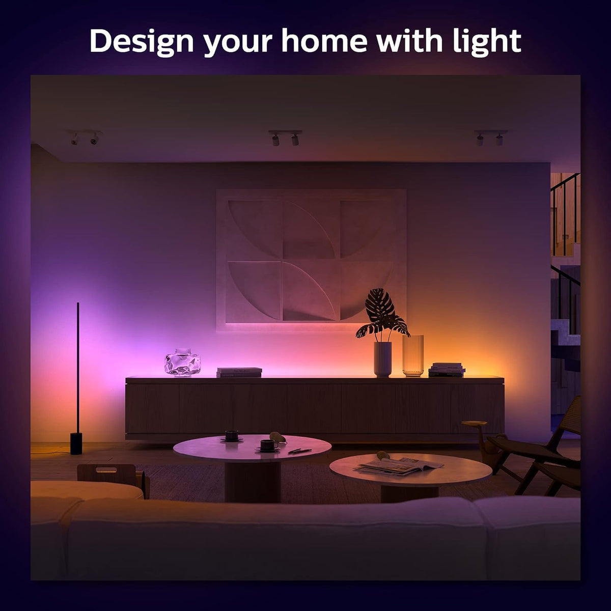 Philips Hue Gradient Ambiance Light Strip Base Kit — 6 ft Bluetooth