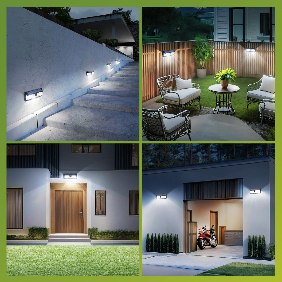 Philips Solar Lights Motion Sensor Outdoor – 800 Lumens, 3 Lighting Modes, Waterproof Wall Light