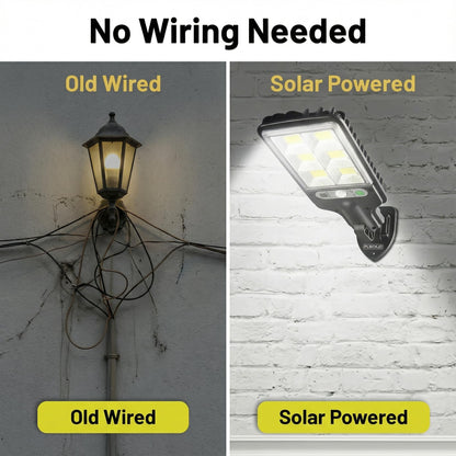 PLMOKJD Solar Wall Lights Outdoor – Wide-Angle Flood, Motion Sensor, IP66, Dusk-to-Dawn, Remote Control