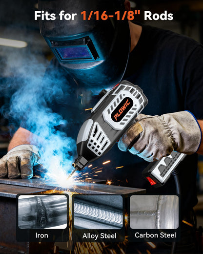 PLOWIC Portable 110V Welding Machine | IGBT Inverter, 5-Stage Current