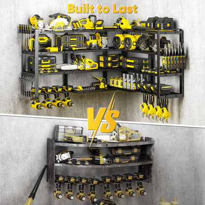 POKIPO Extra Large 64-Inch Wall Mount Power Tool Organizer – 1000 lb Capacity