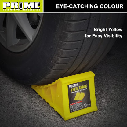 PR1ME Wheel Chocks 2-Pack | Lightweight, Non-Slip EVA Base for RVs & Trailers