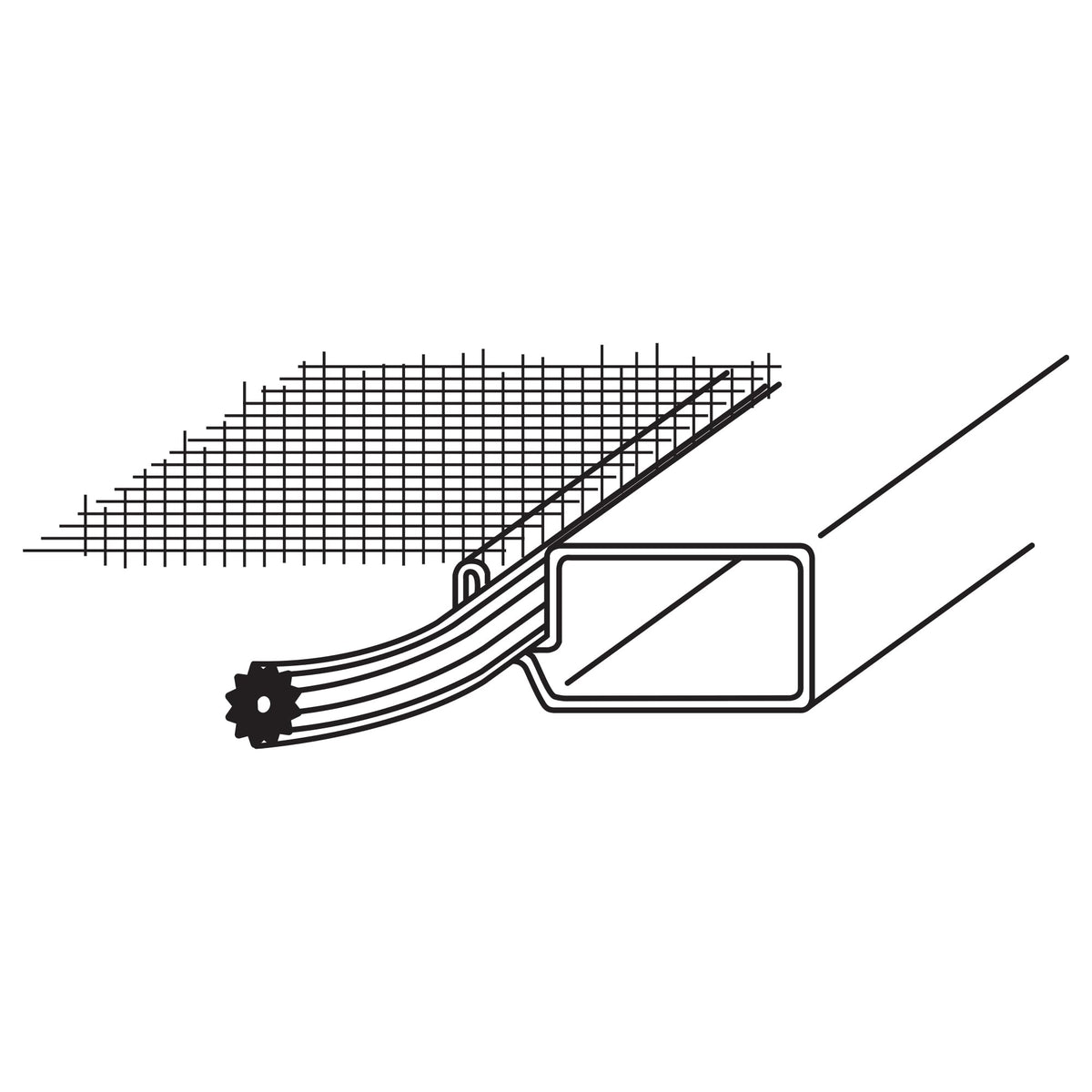 Prime-Line P 7944 Bulk Screen Spline – 0.185 in. Diameter, 250 ft Roll