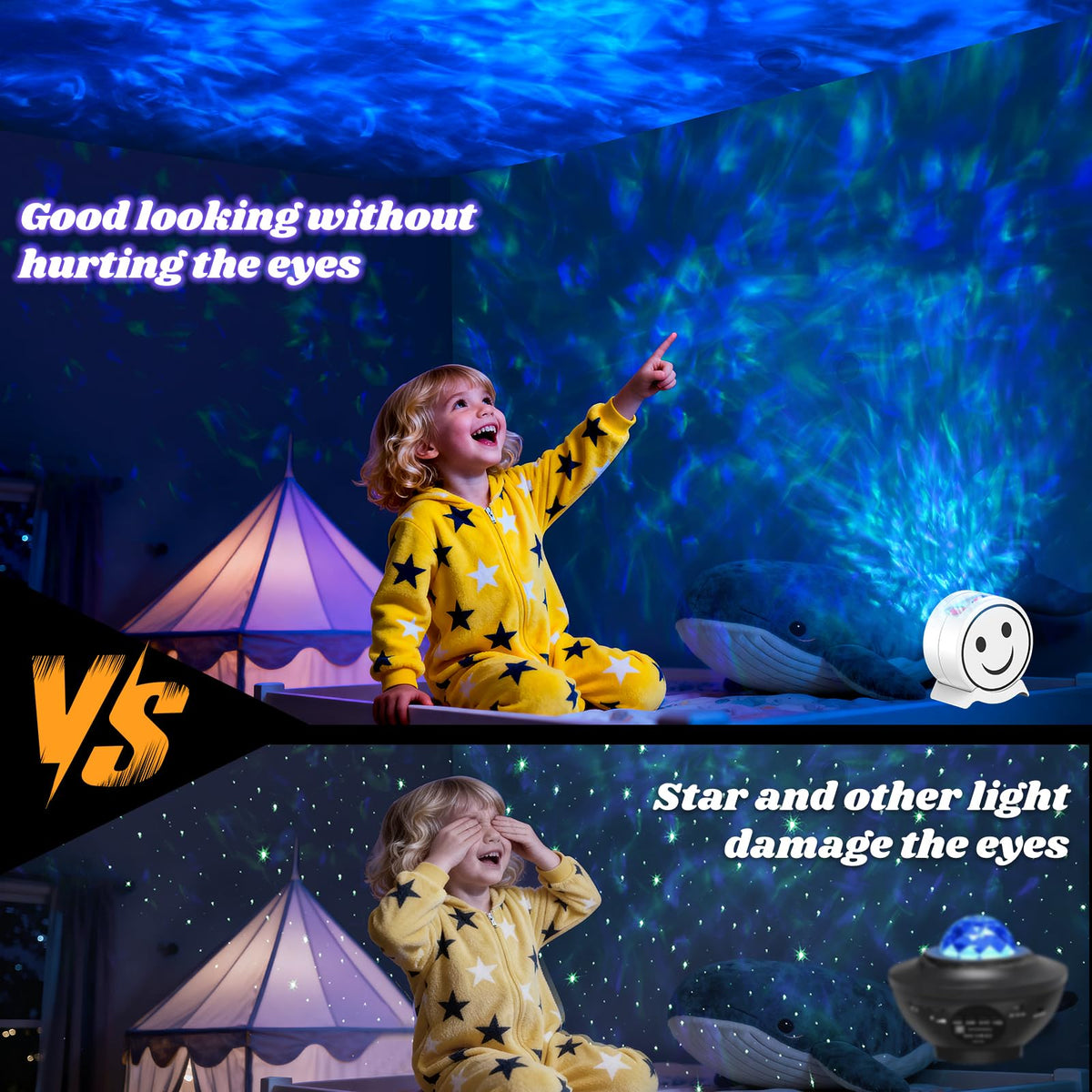 Proran Galaxy Projector – 41 Nebula Lighting Modes with Remote, Timer & Gift-Ready