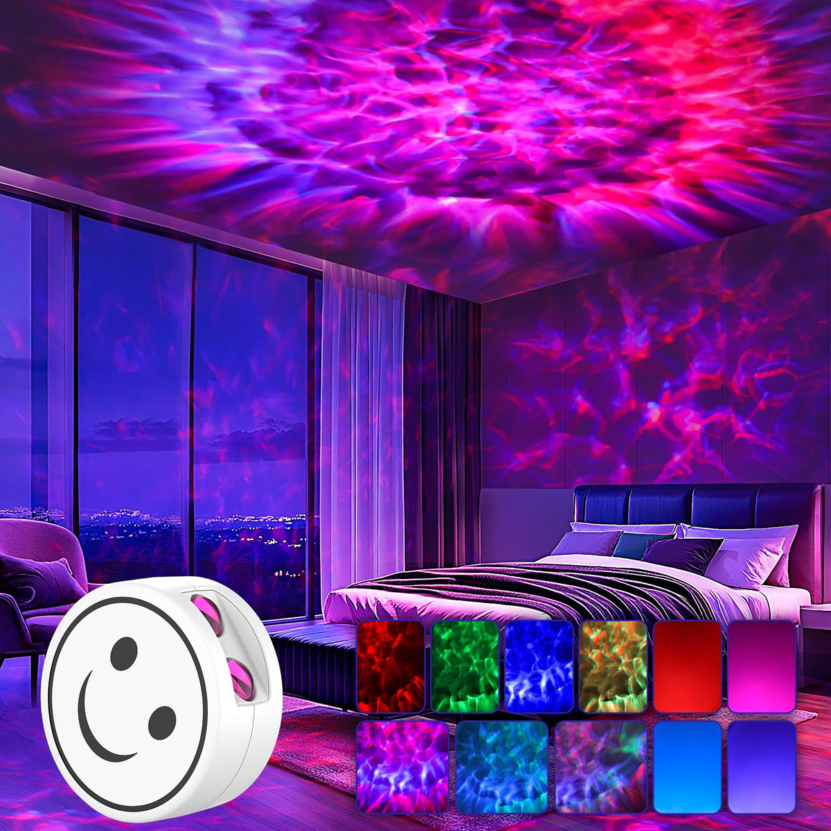 Proran Galaxy Projector – 41 Nebula Lighting Modes with Remote, Timer & Gift-Ready