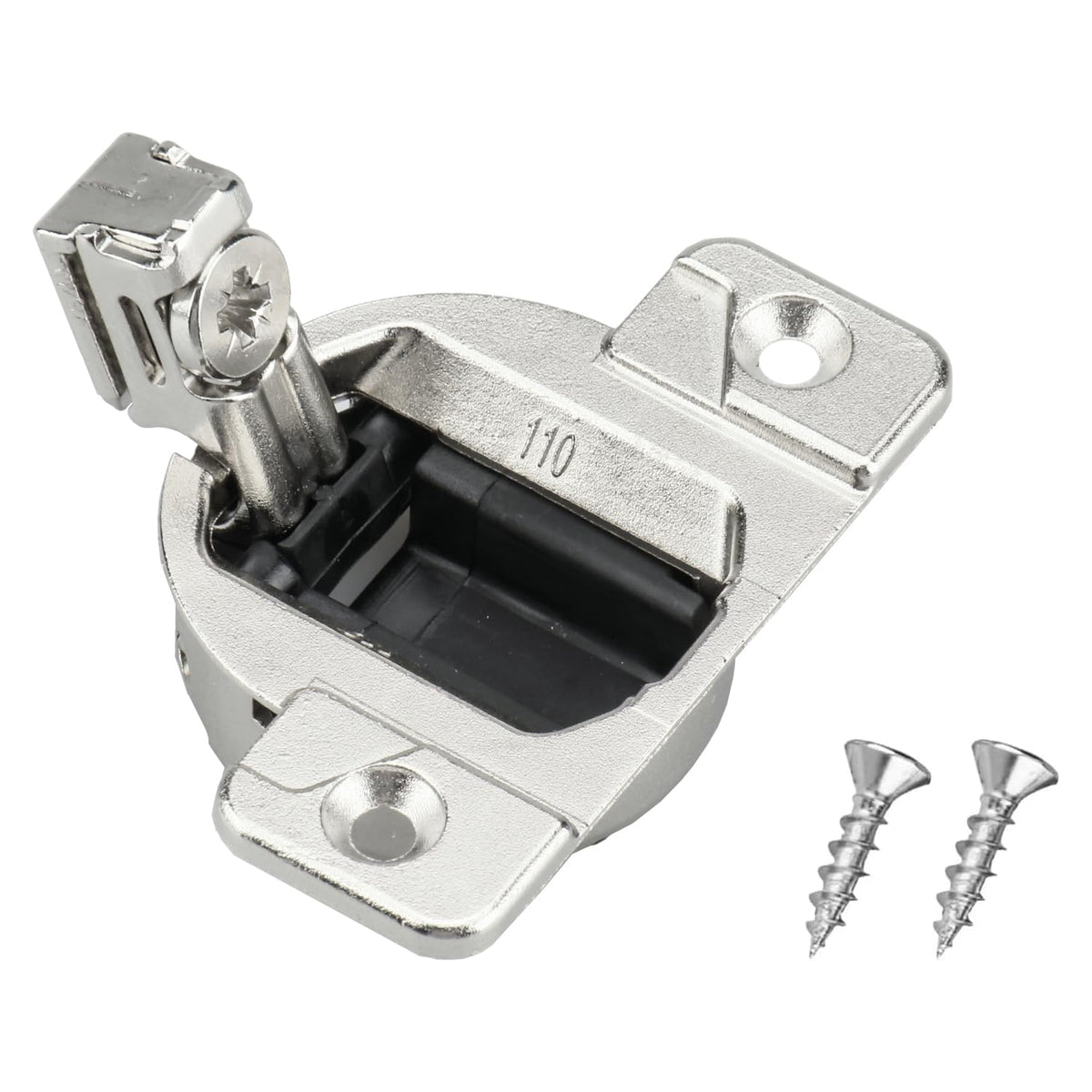 Quini Blum Cabinet Hinge Replacement – 8-Pack, 110° Screw-In Hinges (Compact 33 Compatible)