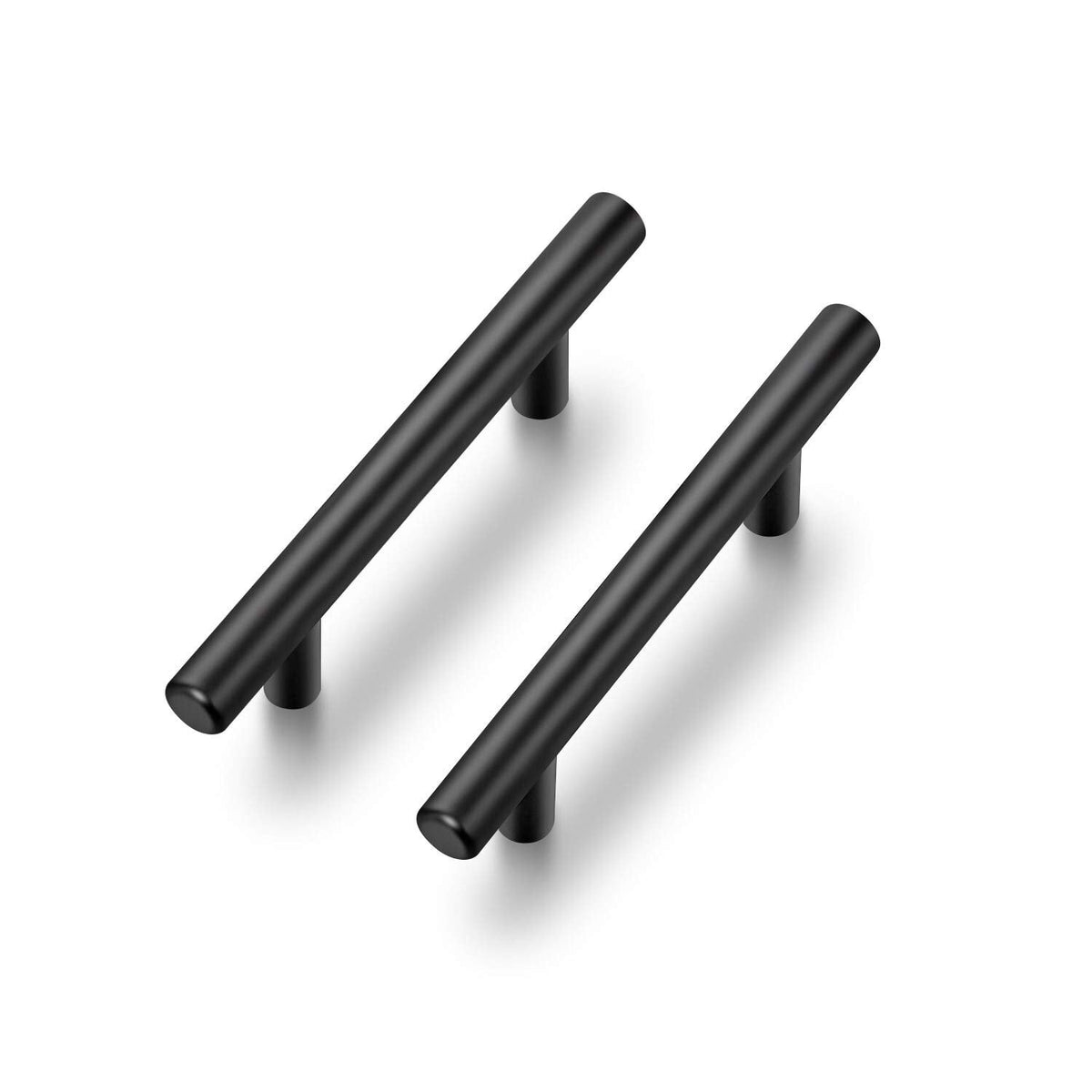Ravinte 24 Pack Matte Black 5-Inch Cabinet Pulls | Stainless Steel Kitchen Handles