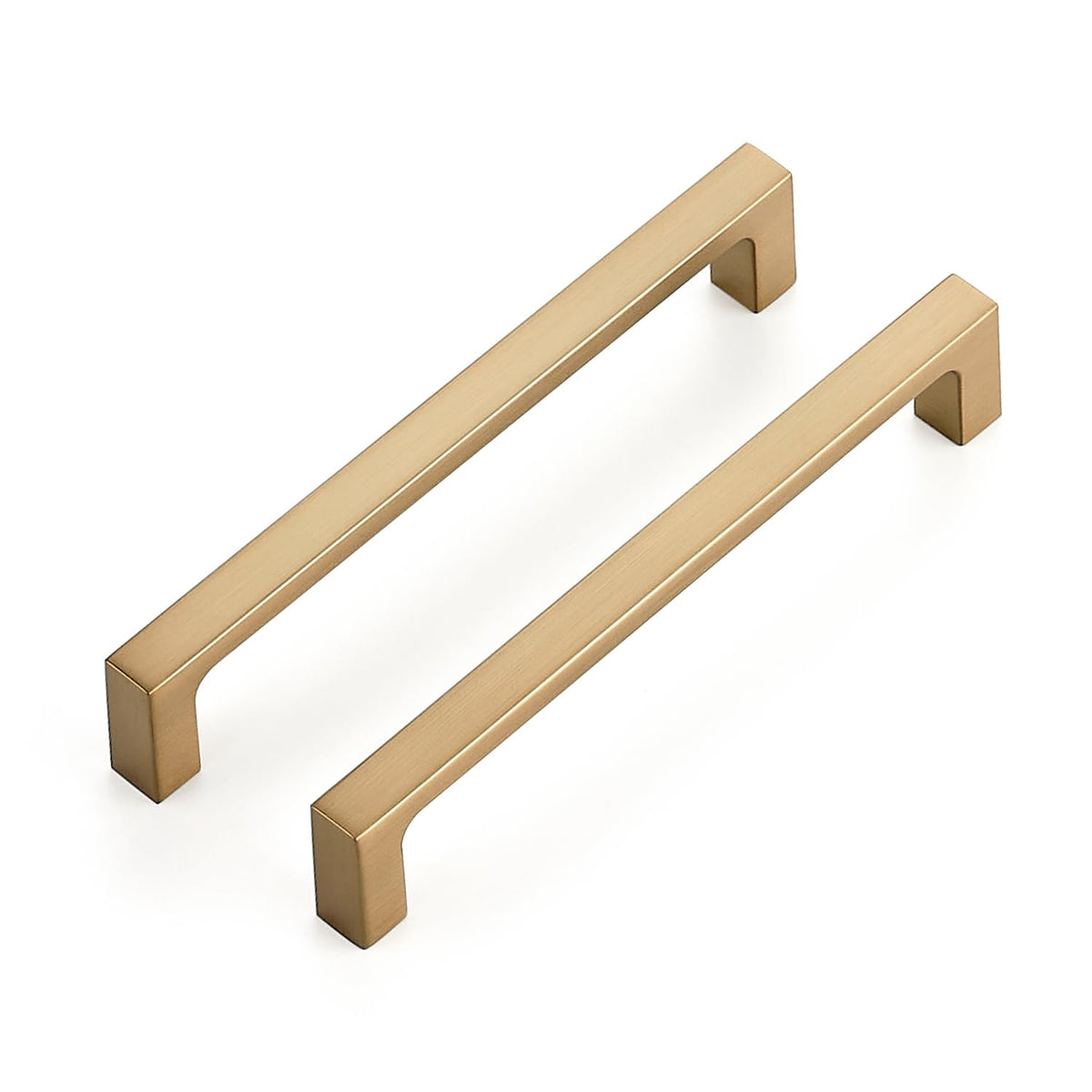 Ravinte 10 Pack 5-Inch Square Cabinet Handles – Champagne Bronze