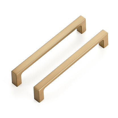 Ravinte 10 Pack 5-Inch Square Cabinet Handles – Champagne Bronze