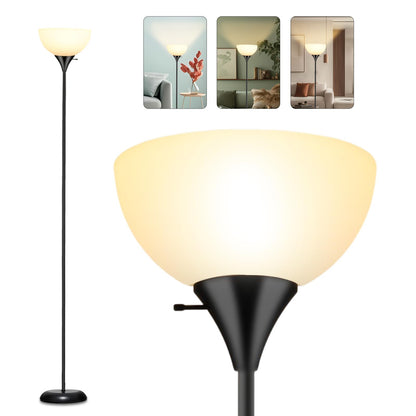 RISLG Standing Lamp | Industrial Tall Floor Lamp with Drop-Resistant Shade and E26 Socket