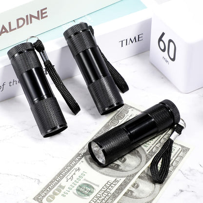 ROCEEI 10-Piece UV Blacklight Flashlights | Portable Purple Light for Pet Stains & Inspections