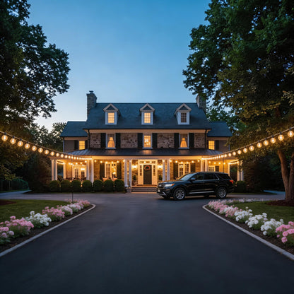 RTTY 200 ft Outdoor String Lights | Waterproof G40 LED, Dimmable & Connectable Globe Lighting for Backyard, Café, Bistro