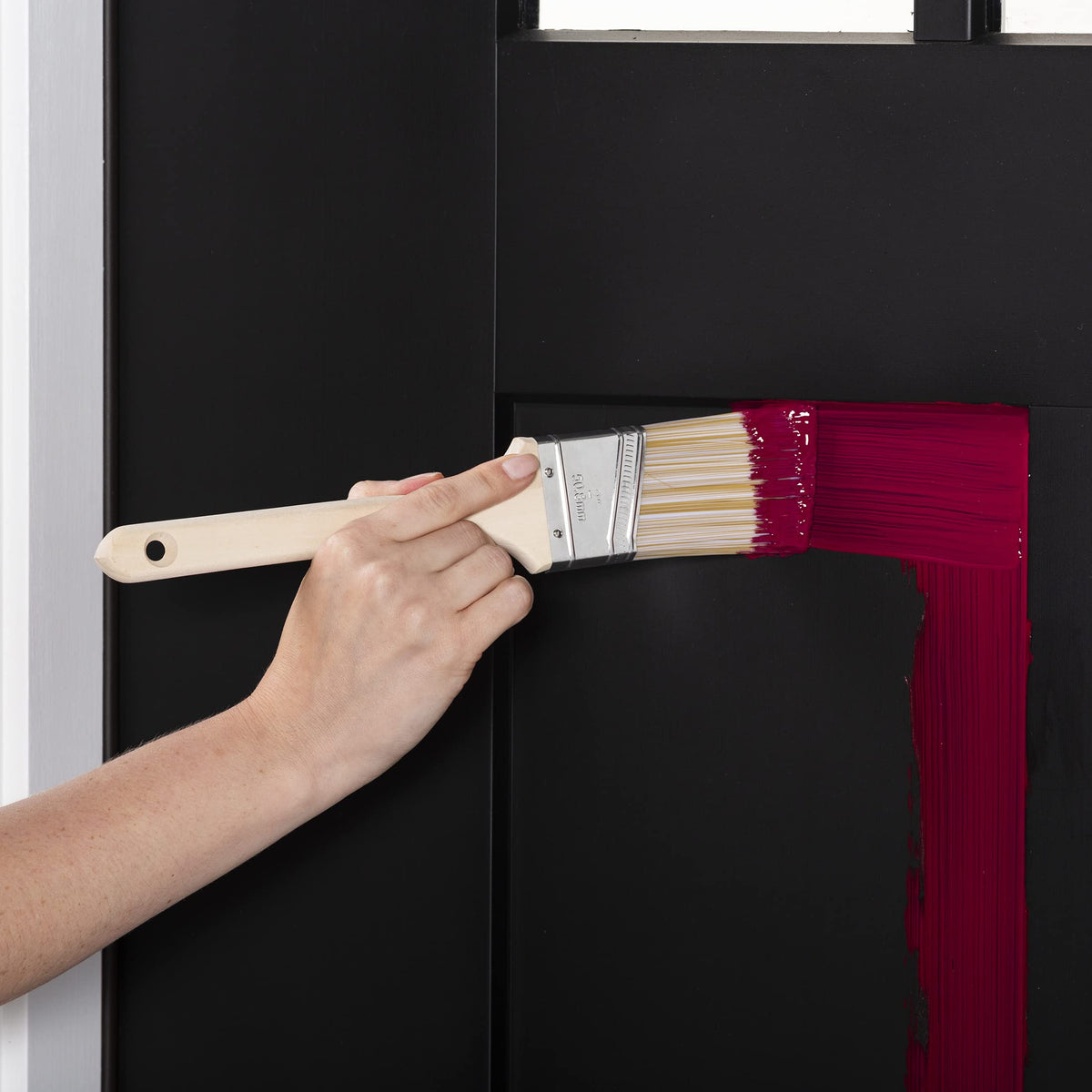 Rust-Oleum 369385 Advanced Dry Door & Trim Paint, Quart – Cranberry Satin