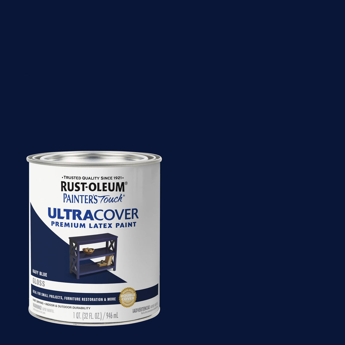Rust-Oleum Painter's Touch Gloss Navy Blue Brush-On Paint – 1 Quart