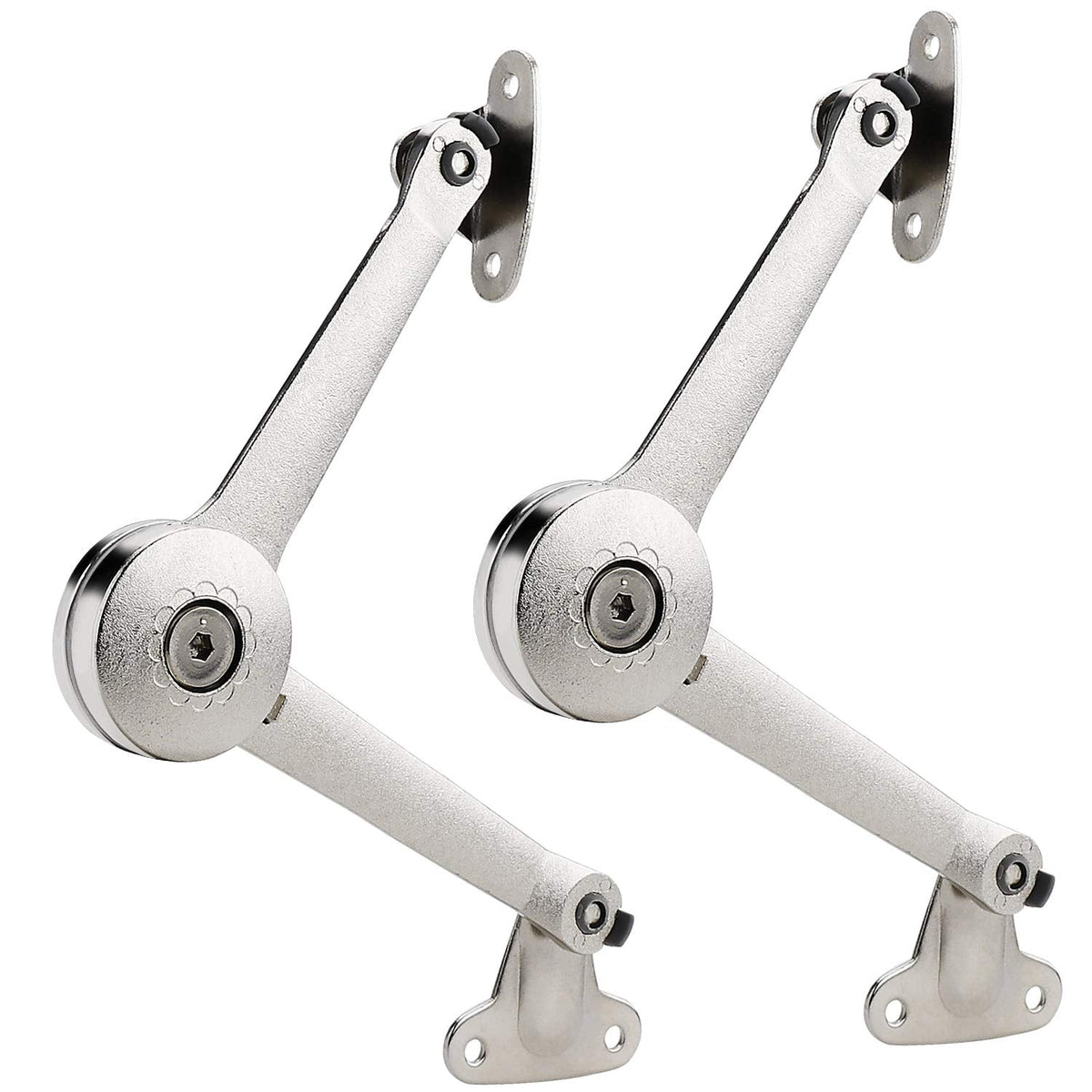 RUYUFE Lid Support Hinge – Soft Close 40lb, 2-Pack for Toy Boxes & Cabinets
