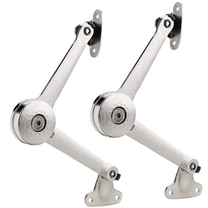 RUYUFE Lid Support Hinge – Soft Close 40lb, 2-Pack for Toy Boxes & Cabinets