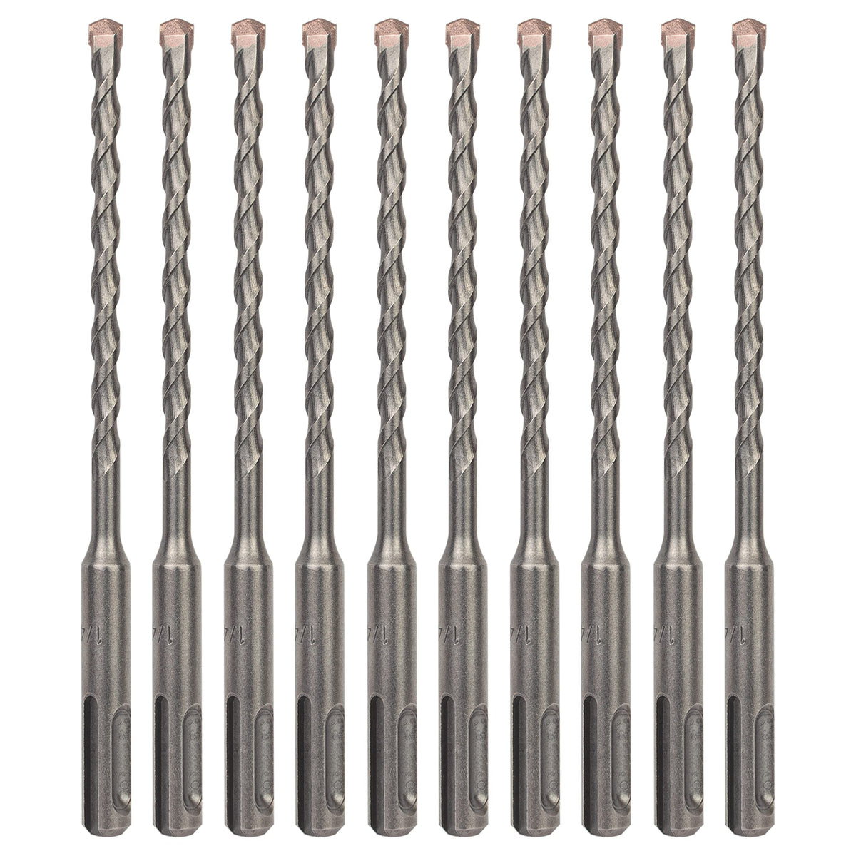 Sabre Tools 10-Pack SDS Plus Drill Bits 1/4x4x6, Carbide Tipped for Brick, Stone & Concrete