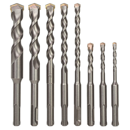 Sabre Tools 8-Piece SDS Plus Drill Bit Set – Carbide Tipped for Brick, Stone, Concrete