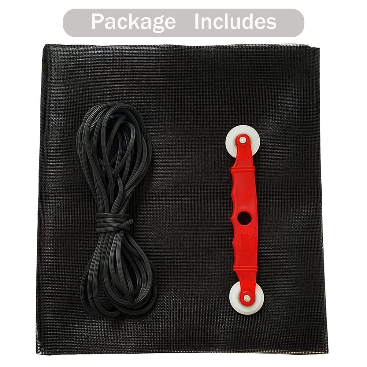 SAKURRY Window Screen Replacement Kit 48x99 in – Fiberglass Mesh, Tool & Spline