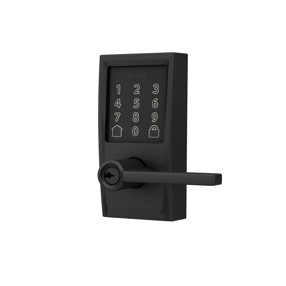 Schlage Encode Smart WiFi Lever Lock – Touchscreen Keyless Entry, App Control, Alexa & Google Home