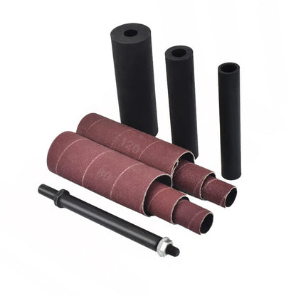 Scottchen PRO Spindle Sander Adaptor Kit — 4-1/2 inch Drum, Rubber Drums, Grit Sleeves