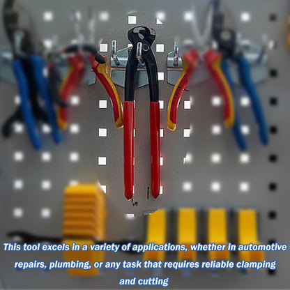 Seept Ear Clamp Pliers 9 Inch – Front & Side Jaw Hose Clamp Crimping Tool
