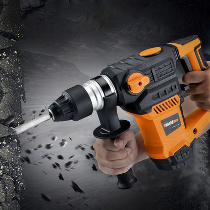 SHIELDPRO 1-1/4-Inch SDS-Plus Rotary Hammer Drill | 13 Amp, 3 Modes, Vibration Control