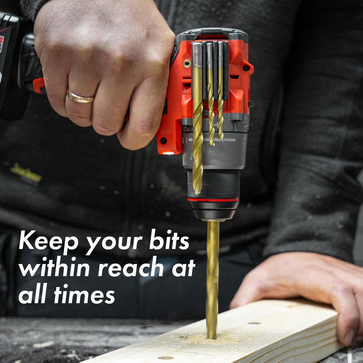 Simon Tools Magnetic Bit Holder for Impact Drivers & Drills – Strong Adhesive, Universal Fit
