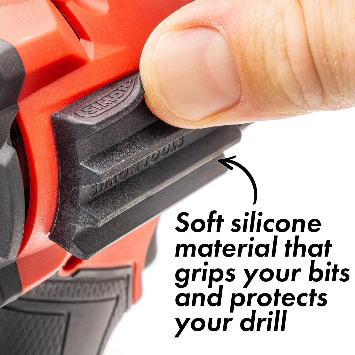 Simon Tools Magnetic Bit Holder for Impact Drivers & Drills – Strong Adhesive, Universal Fit