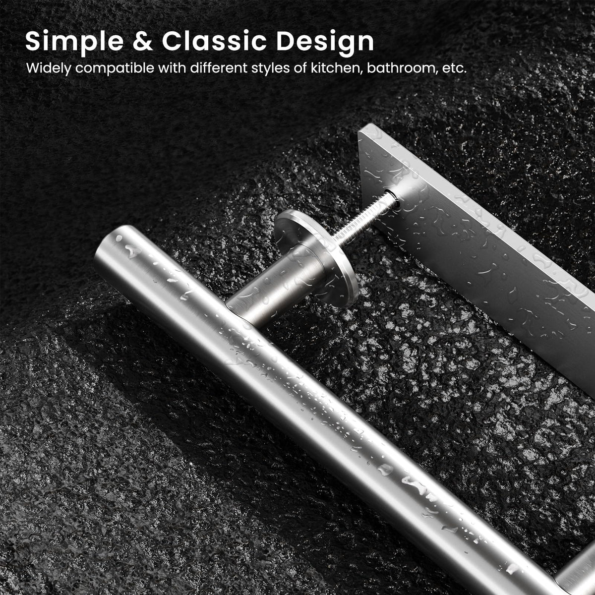 SMARTSTANDARD 12-Inch Barn Door Handles – Heavy-Duty Stainless Steel Two-Sided Pull