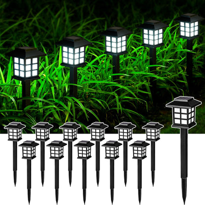 SOLPEX Solar Path Lights 12-Pack – IP65 Waterproof Outdoor Walkway