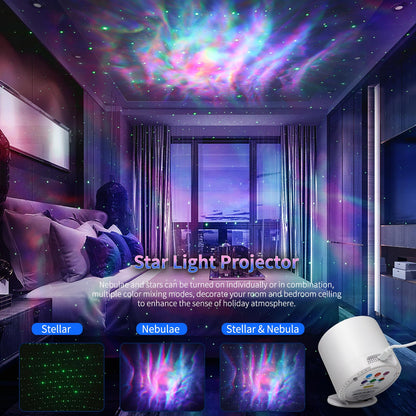 Sonhonron Star Projector – Galaxy LED Nebula Night Light with Remote, Timer & Sound Mode