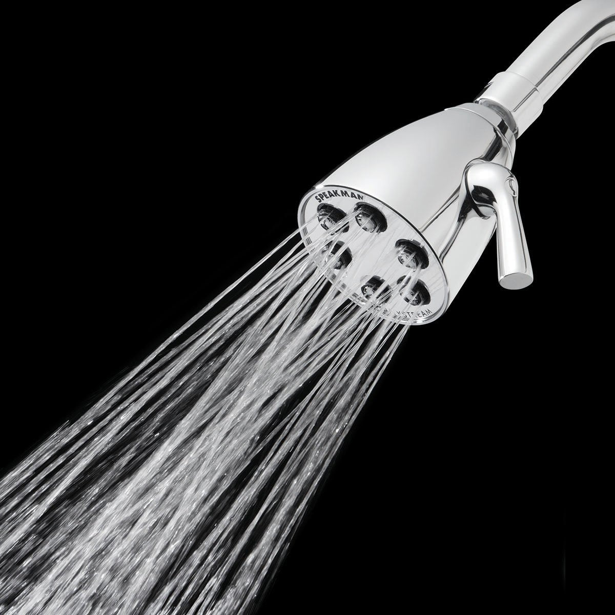 Speakman S-2252 Icon Anystream 6-Jet Shower Head | Solid Brass, 2.5 GPM, Polished Chrome