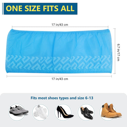 Squish Disposable Shoe Covers Non-Slip, Thick & Durable — 100-Pack (50 Pairs)