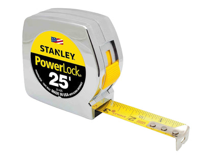 Stanley BOS33425 PowerLock II Power Return Rule - Durable Tape Measure