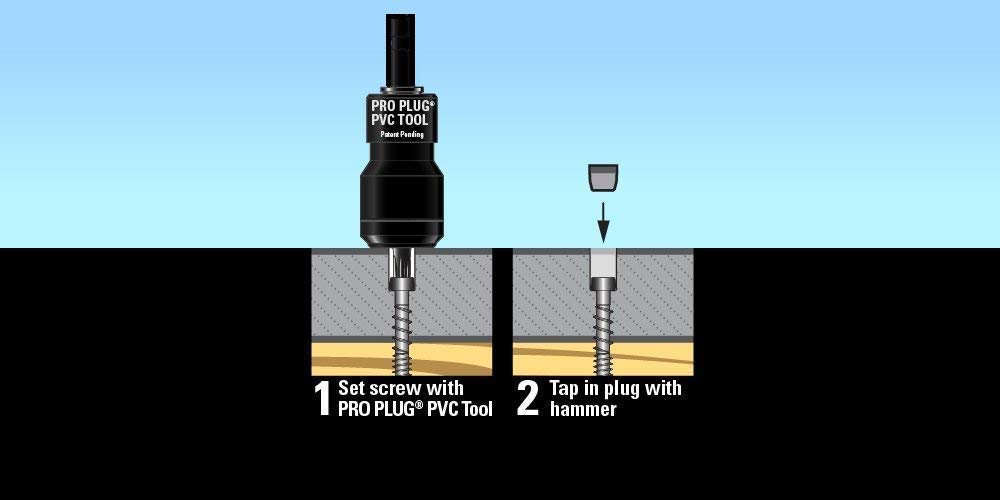 Starborn Pro Plug PVC Tool — Auto-Stop Depth Control for PVC Decking (Pro Plug System)