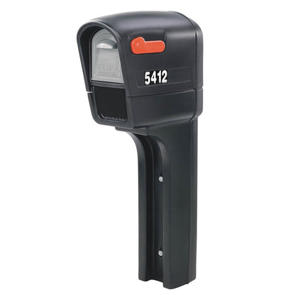 Step2 MailMaster Plus Mailbox & Post – Weather-Resistant, Large Black Outdoor Mailbox, USPS-Approved