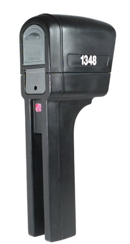 Step2 MailMaster Plus Mailbox & Post – Weather-Resistant, Large Black Outdoor Mailbox, USPS-Approved