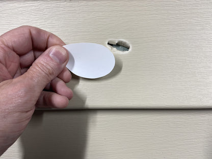 Stepsaver USA Made Vinyl Siding Repair Patch Kit (12, 5x7) - Easy Exterior Fixes