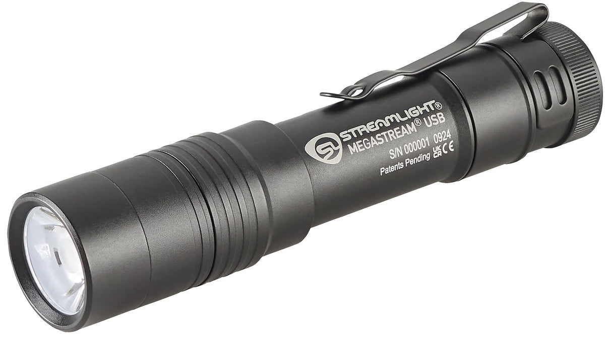 Streamlight MegaStream USB 1800-Lumen EDC Flashlight - Rechargeable, IPX7, USB-C