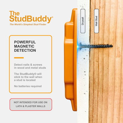 The StudBuddy Original Magnetic Stud Finder – Made in USA, No Batteries Required