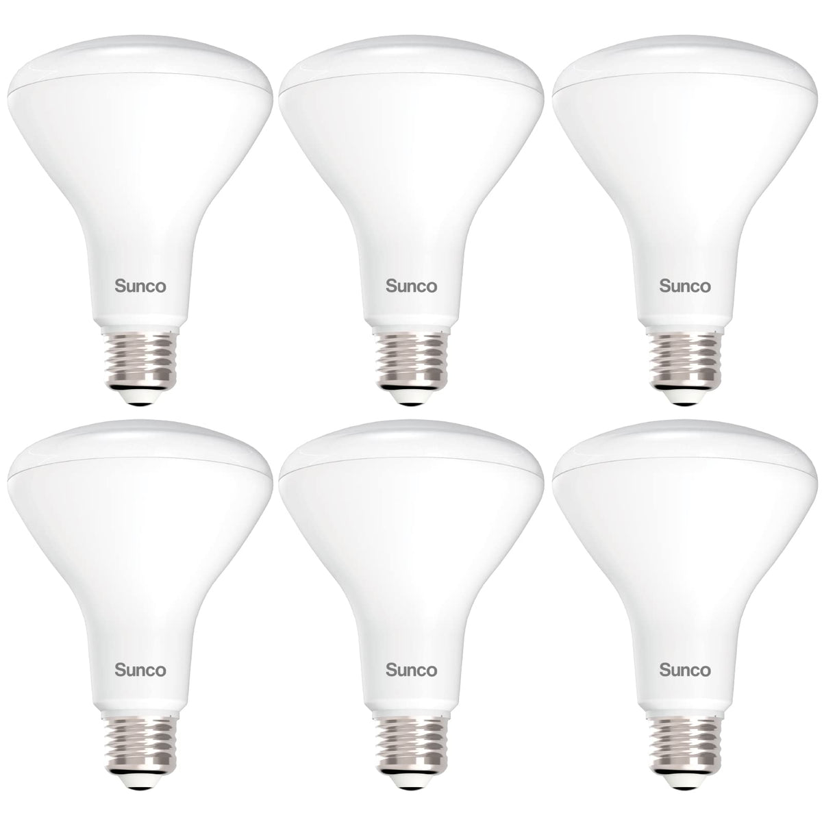 Sunco 6 Pack BR30 LED Recessed Can Light Bulbs – 850 lm, 11W, 3000K Warm White, Dimmable, E26, UL