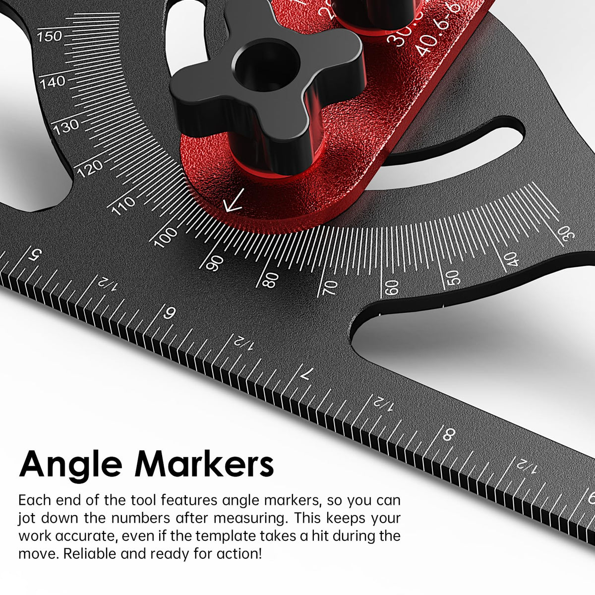SUNLFPROD Stair Tread Template Tool – Dual Nut Locking Jig, Modular Stair Measuring Tool
