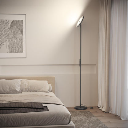 SUNMORY Smart RGB Floor Lamp — App & Remote Dimmable 32W Torchiere for Living Room