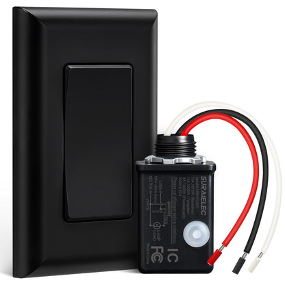 SURAIELEC Wireless Light Switch Kit — 15A, 100ft Range, No Wiring Needed