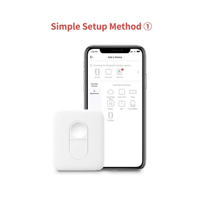 SwitchBot Remote One Touch Button – Easy Control for Bot, Curtain, Bulb & More (Bluetooth 5.0)