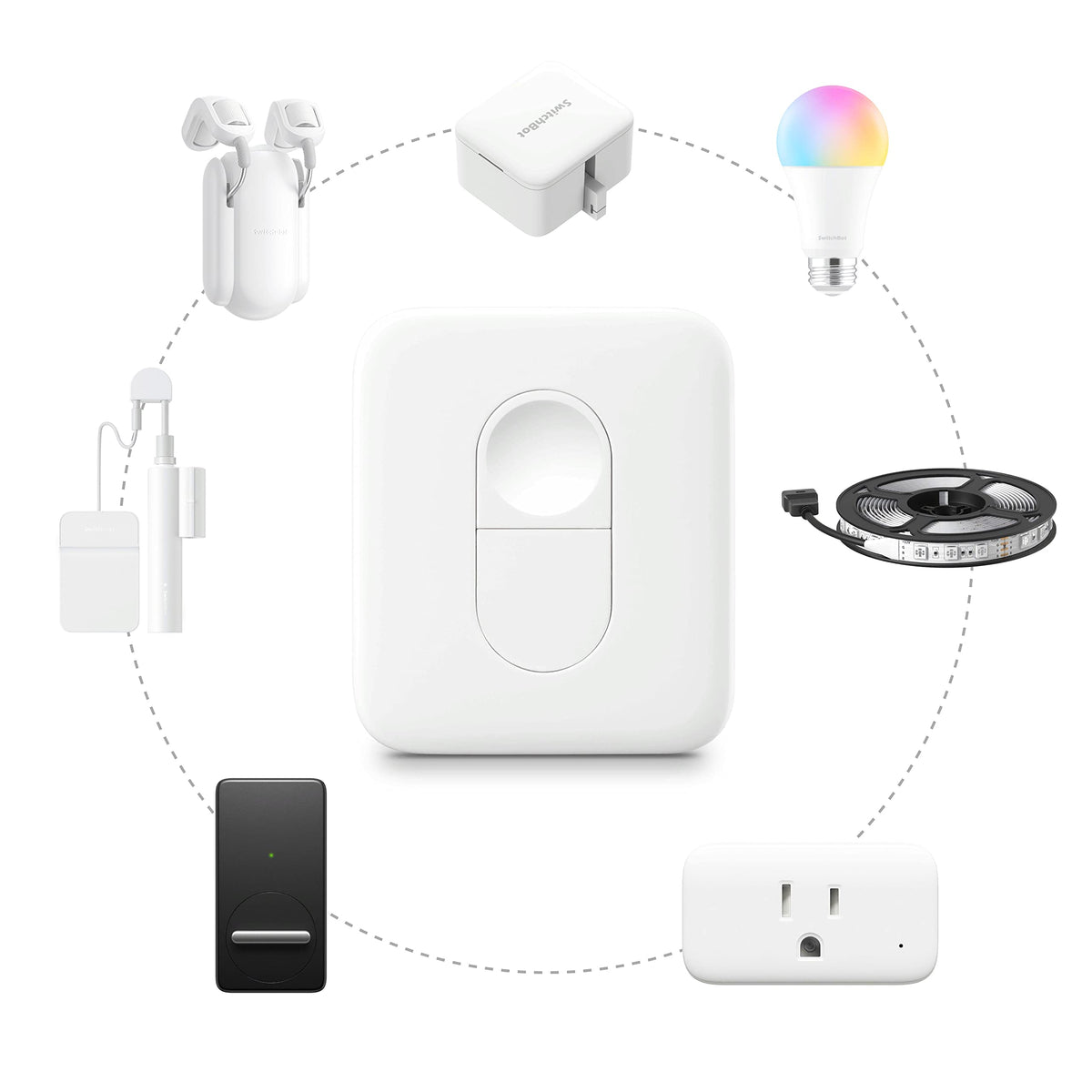SwitchBot Remote One Touch Button – Easy Control for Bot, Curtain, Bulb & More (Bluetooth 5.0)