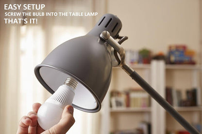 SYSAI 3 Claps Light Control Bulb – Sound Activated ON/OFF, The Clapper, Soft White 8W