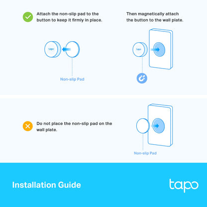 Tapo S200D Smart Button — Wireless Remote Dimmer with 3-Way Control | 1+ Year Battery Life
